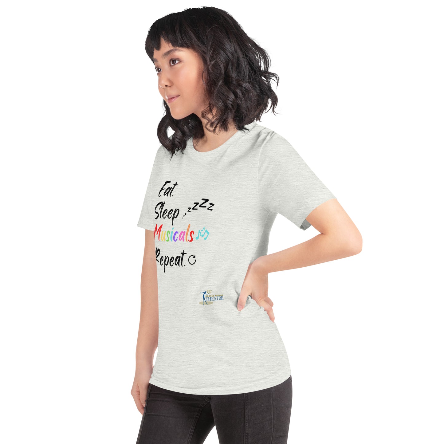 Adult - "Eat, Sleep, Musicals" Unisex t-shirt