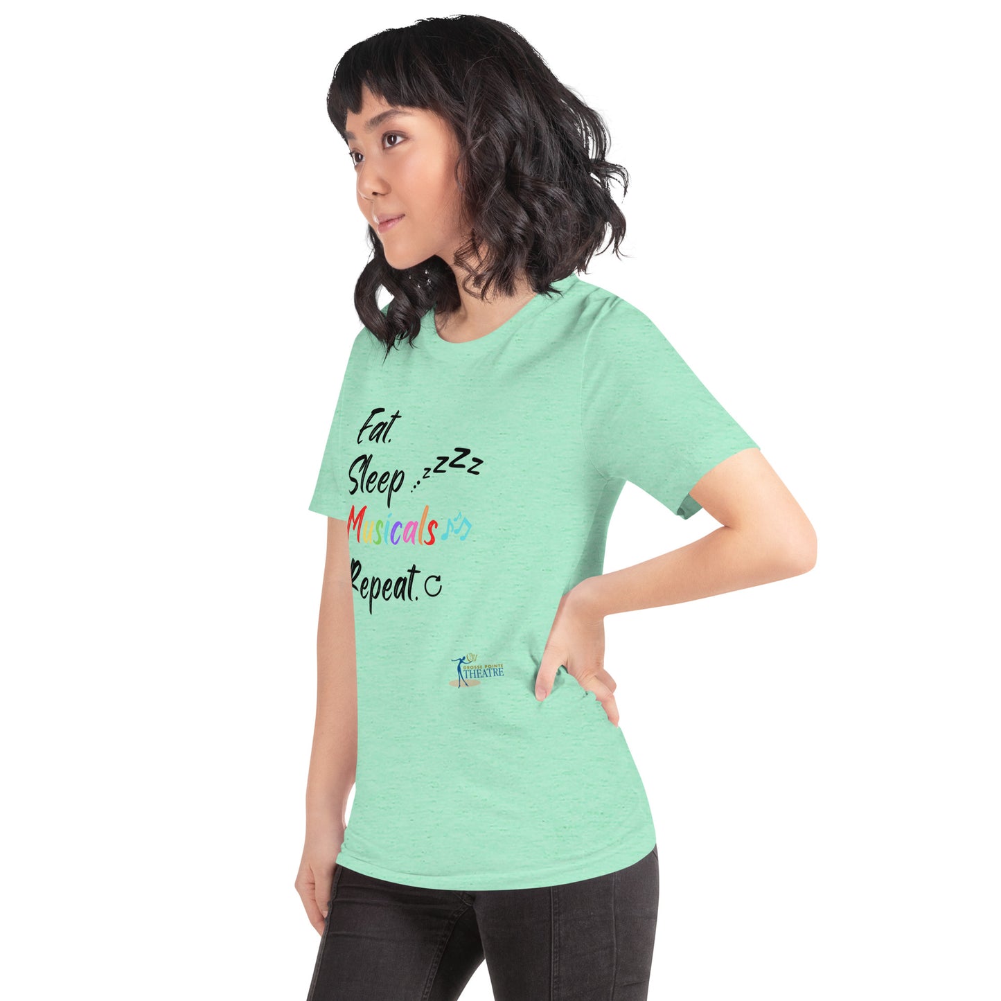 Adult - "Eat, Sleep, Musicals" Unisex t-shirt