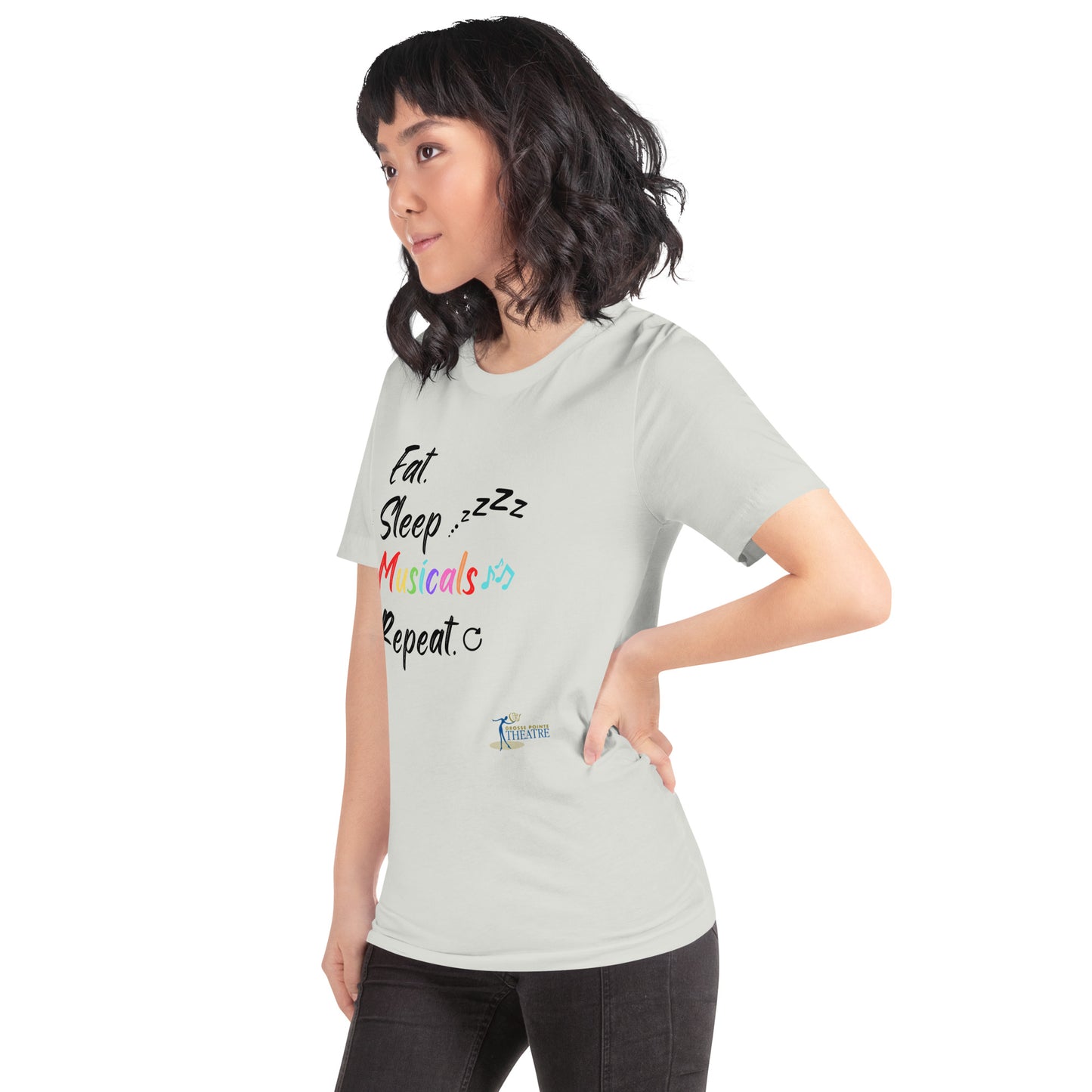 Adult - "Eat, Sleep, Musicals" Unisex t-shirt