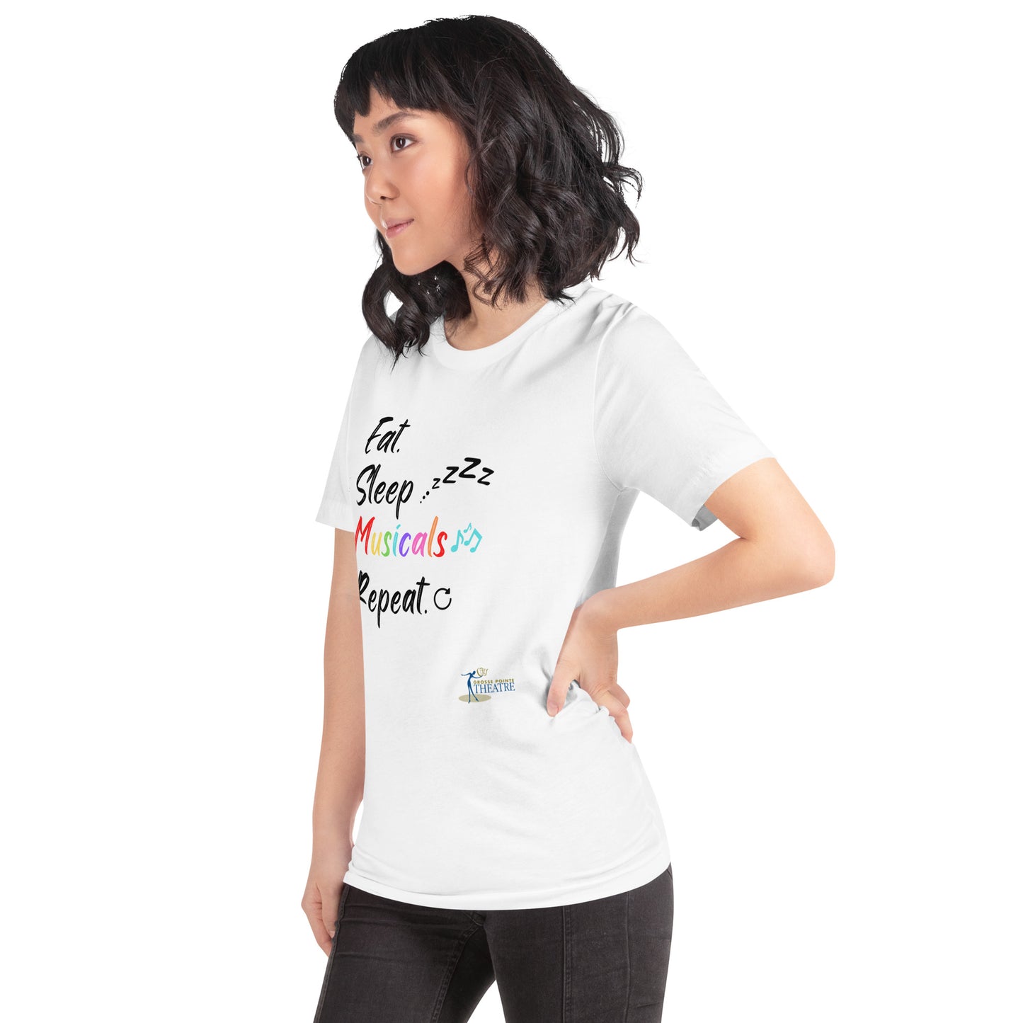 Adult - "Eat, Sleep, Musicals" Unisex t-shirt